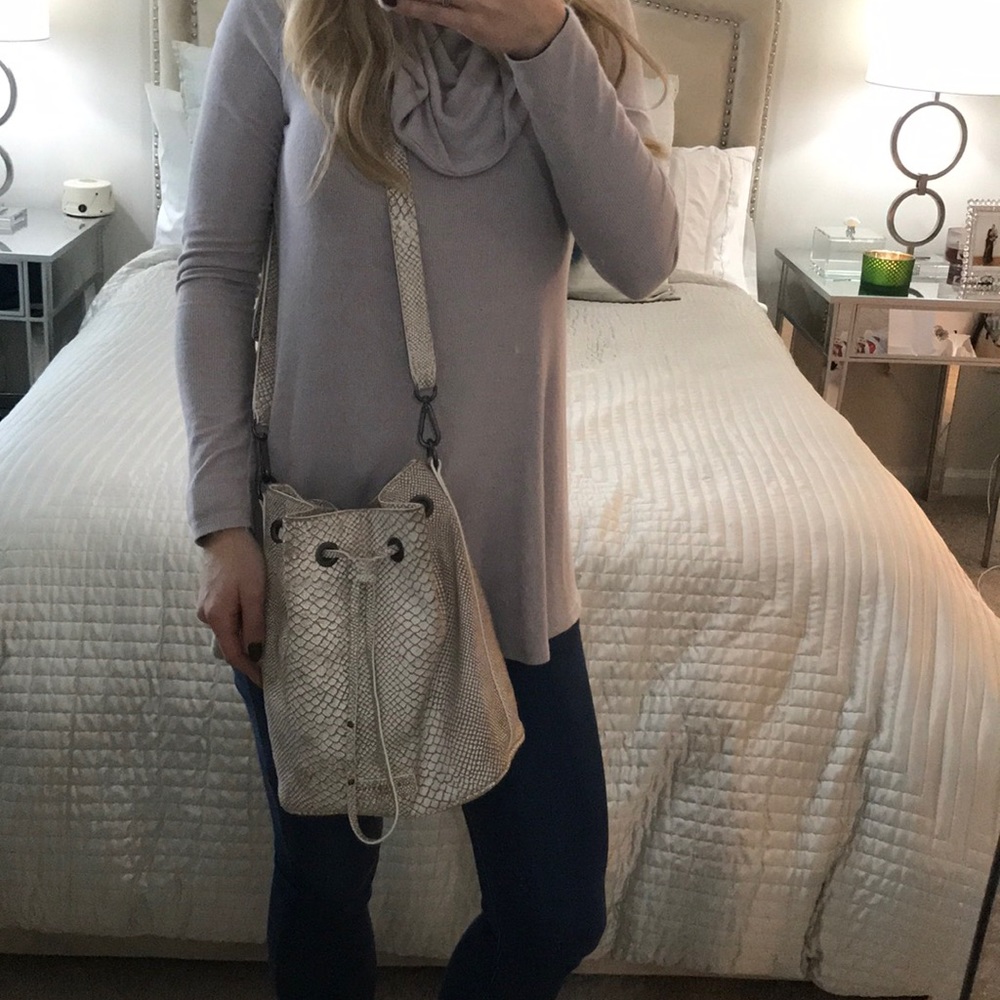 Snakeskin purse